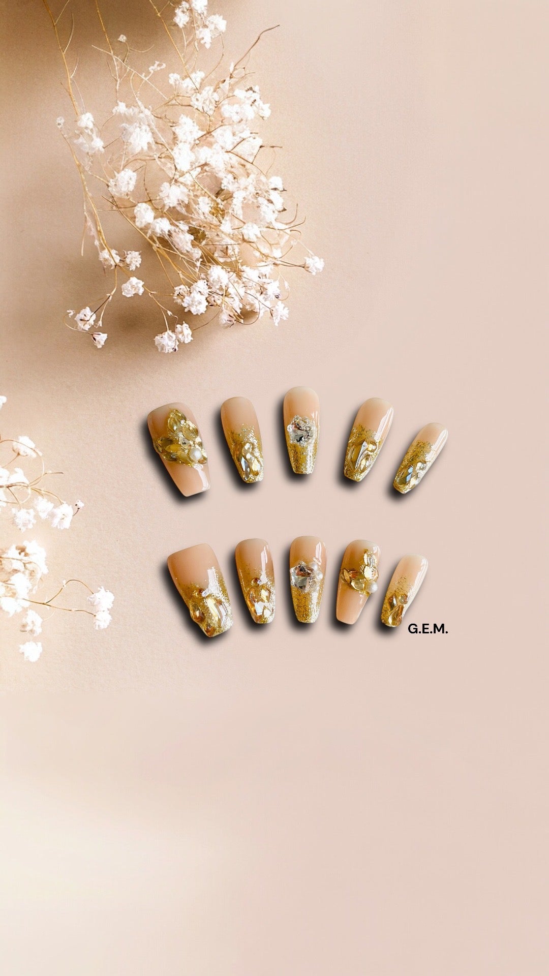 Gilded Pearl Tips